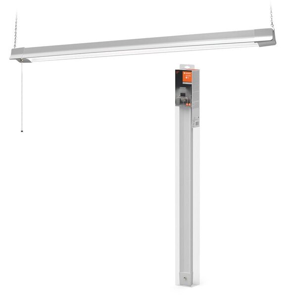 LED stropní svítidlo do pracovny 1,1m CURVE, studená bílá