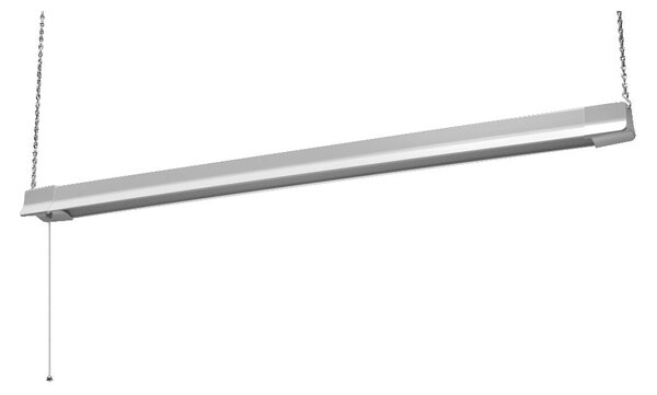 LED stropní svítidlo do pracovny 1,1m CURVE, studená bílá