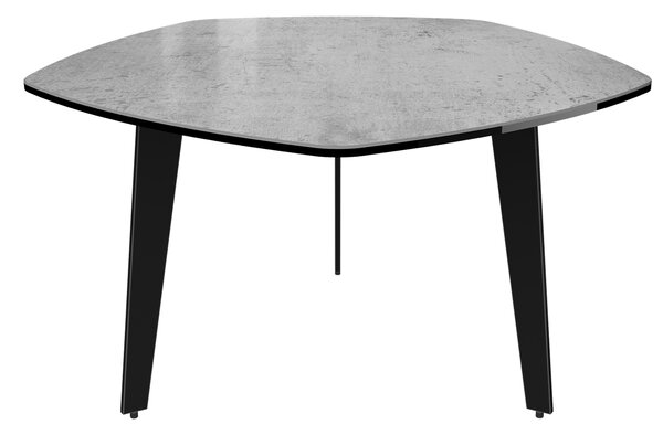 Konferenční stolek MANTA v. 43 cm dekor stříbrný