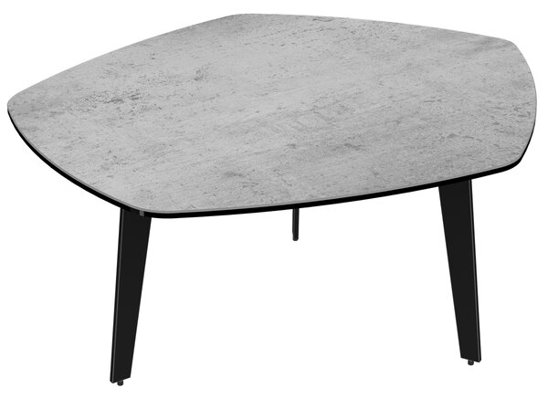 Konferenční stolek MANTA v. 43 cm dekor stříbrný