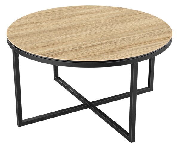Konferenční stolek TALIA LAQUE v. 40 cm dekor dub
