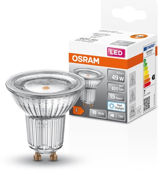 LED bodovka GU10 6.9 W STAR, studená denní bílá