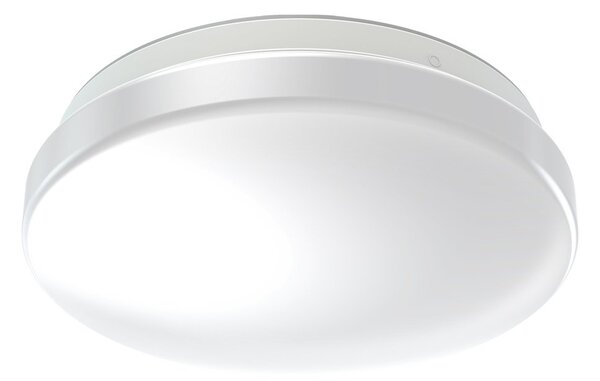 Bílé LED stropní svítidlo do koupelny 12 W ROUND, teplá bílá