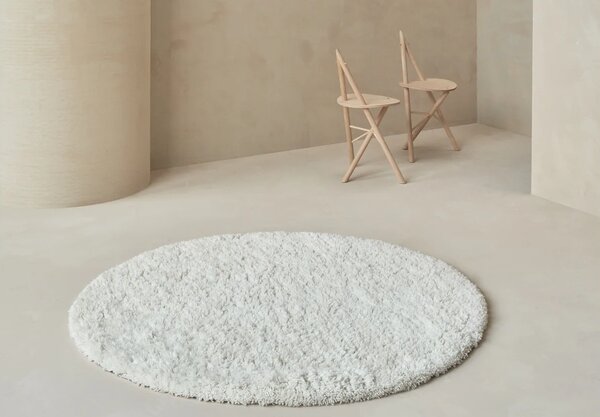 Linie Design Vlněný koberec Vantaa White, huňatý Barva: White (bílá), Rozměr: 140x200 cm