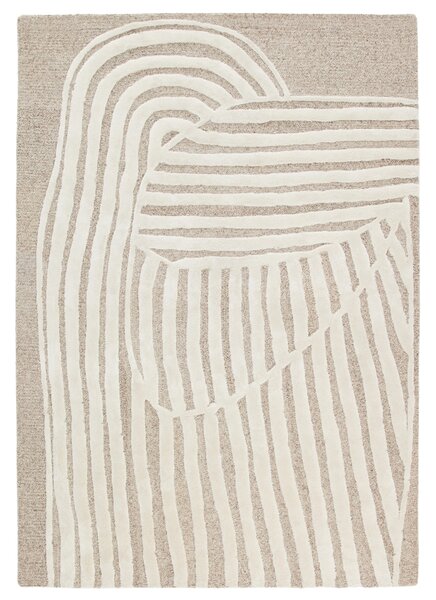 Kave Home Béžový koberec Colire 200 x 160 cm