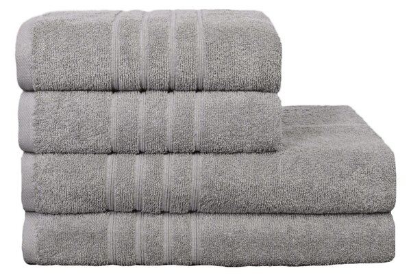 Bavlněný ručník a osuška, Finer šedý 50 x 95 cm