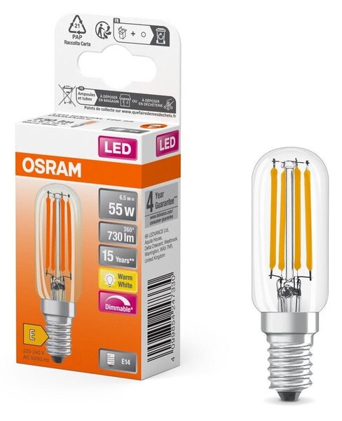 Stmívatelná LED žárovka 6.5W E14 SPECIAL, teplá bílá