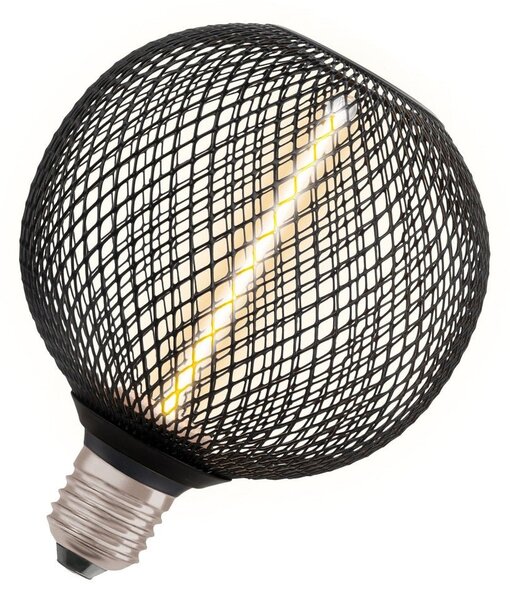 LED stropní světlo E27 BLACK GLOBE, laditelná teplá bílá