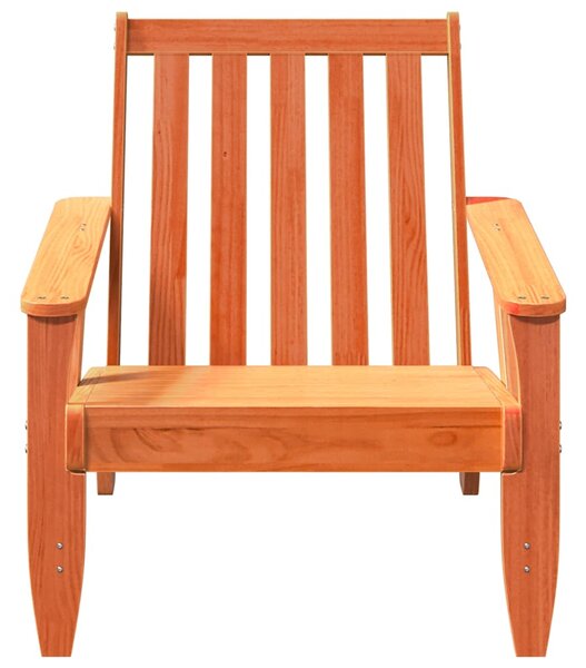 Zahradní židle Adirondack voskově hnědá 75x77x77 cm borovice