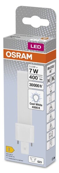 LED žárovka G23 3,5W DELUXE, studená bílá