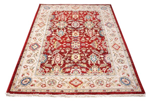 Makro Abra Kusový koberec RIVOLI EE58A Klasický červený krémový Rozměr: 140x200 cm