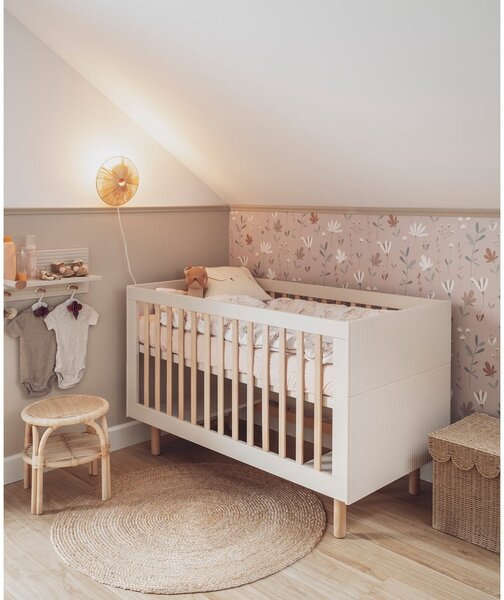 Krémová postýlka 60x120 cm Miloo – Pinio