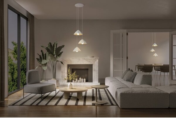 Lotusové stropní svítidlo 3 x E14 LEAF PENDANT