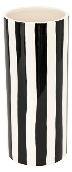 Keramická váza Eden Black 13x30 cm