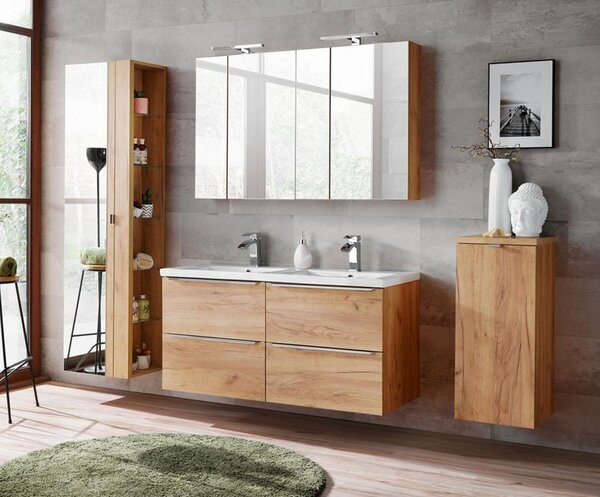 Koupelnová vysoká skříňka CAPRI OAK 1D