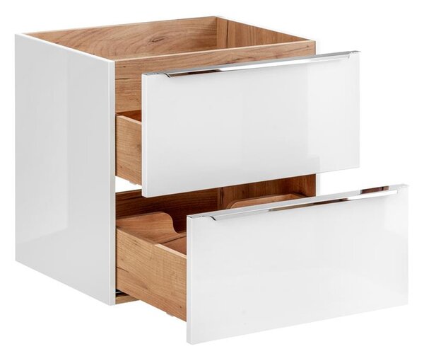 Koupelnová skříňka pod umyvadlo CAPRI WHITE 60 cm
