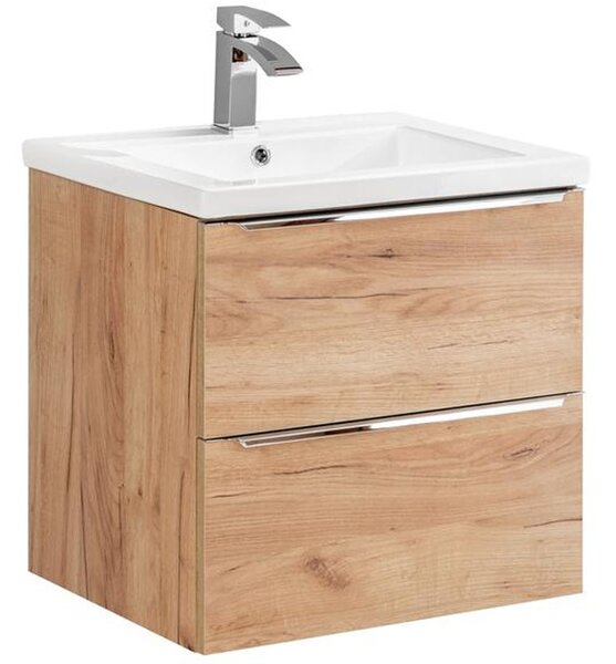 Koupelnová skříňka pod umyvadlo CAPRI OAK 60 cm