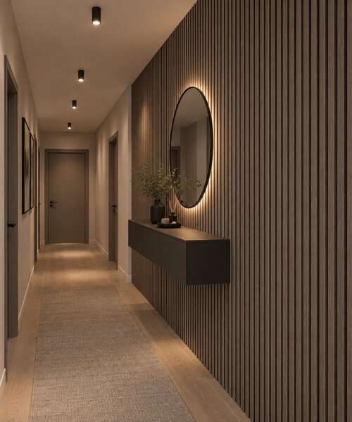 Horve Akustický panel 2670 x 572 mm - světlý ořech