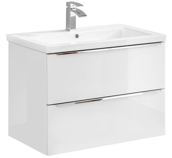 Koupelnová skříňka pod umyvadlo CAPRI WHITE 80 cm