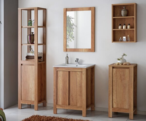 Koupelnový regál horní CLASSIC OAK 40cm