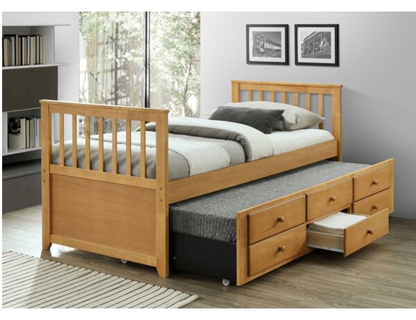 Jednolůžková postel 90 cm Austin (dub) (s roštem)