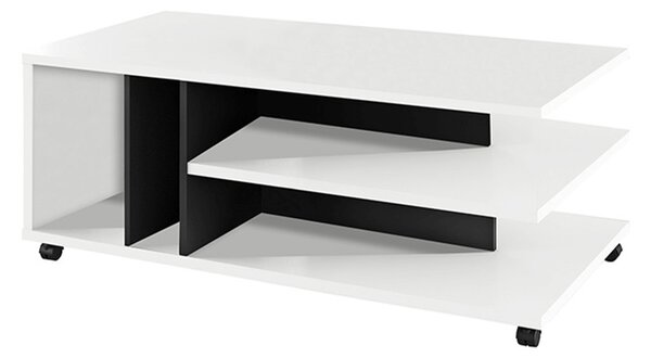Konferenční stolek Dastina (bílá + černá). Vlastní profesionální přeprava až k Vám domů 1002471