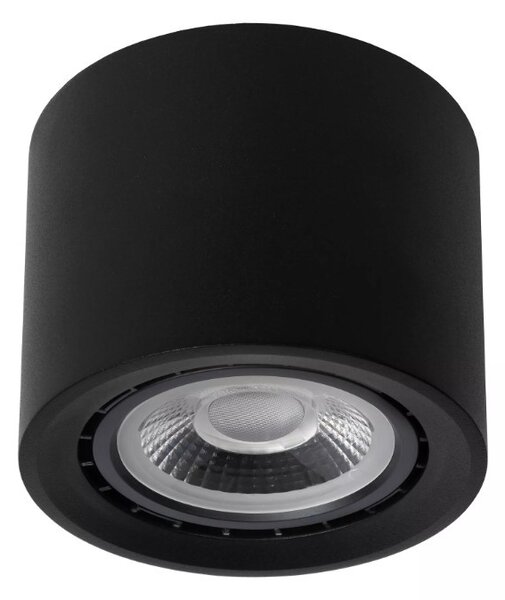 Lucide 09921/12/30 stropní bodové svítidlo Fedler 1x12W | LED GU10 | 820lm | 2200K/3000K - žárovka je součástí balení, černá, stmívatelné, CCT