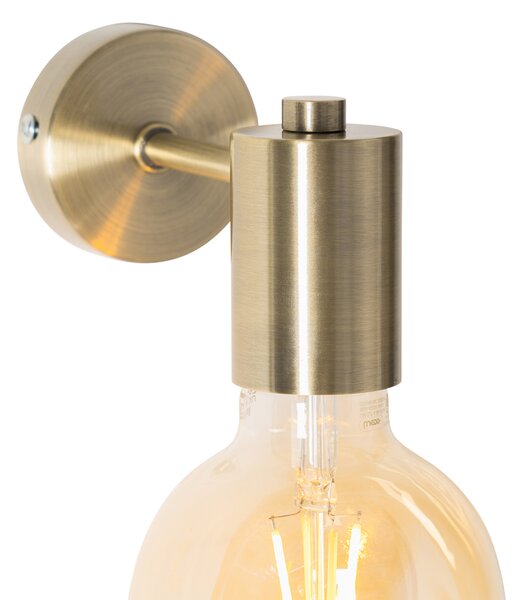 Průmyslová nástěnná lampa bronzová - Facil
