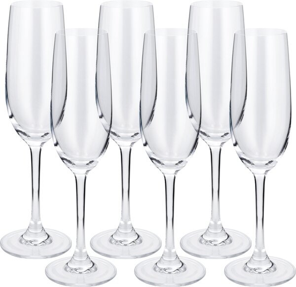 Silvercrest® Sada sklenic na sekt, 6dílná (100412211)