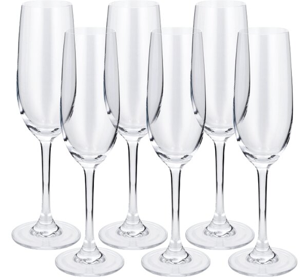 Silvercrest® Sada sklenic na sekt, 6dílná (100412211)