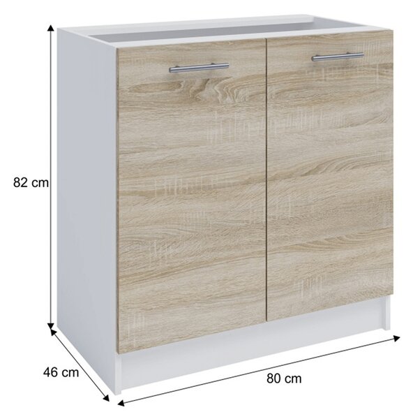 Dolní kuchyňská skříňka S80 Flor