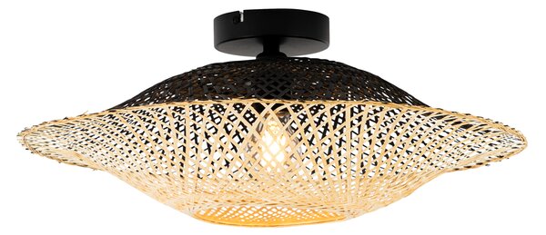 Orientální venkovní stropní svítidlo bambus 50 cm IP44 - Rina