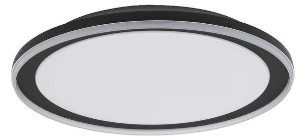 Černé LED stropní svítidlo 550 mm ORBIS, teplá bílá