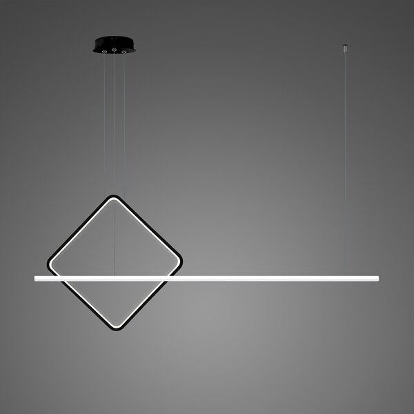 LED závěsné světlo LINEA No.4 A Φ40 cm black - white 3000K