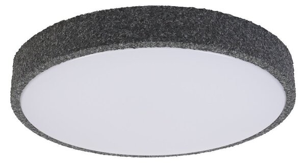 Černé LED stropní svítidlo 285 mm ORBIS, teplá bílá