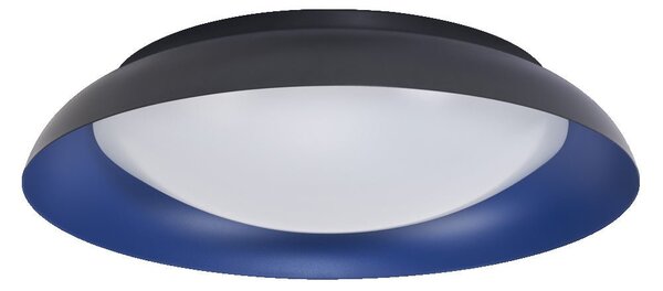Černé LED stropní svítidlo 480 mm ORBIS, teplá bílá