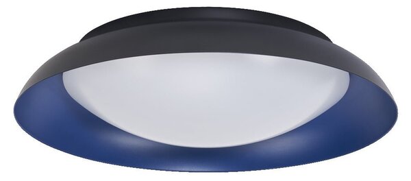 Černé LED stropní svítidlo 430 mm ORBIS, teplá bílá