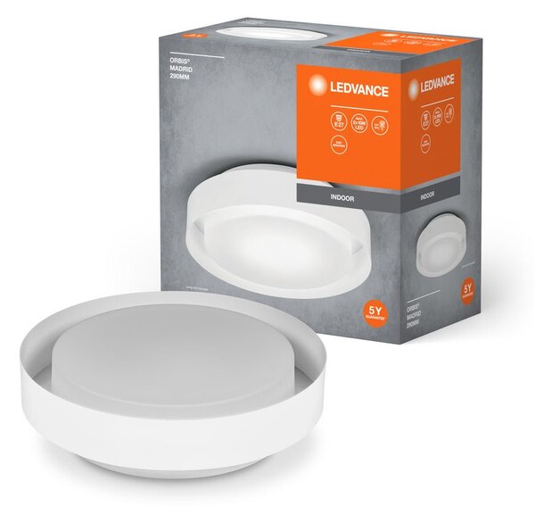 LED stropní svítidlo bílé E27 ORBIS MADRID 290 mm