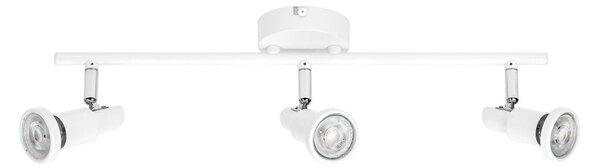 Bílé LED stropní svítidlo GU10 10,2 W SPOT, teplá bílá