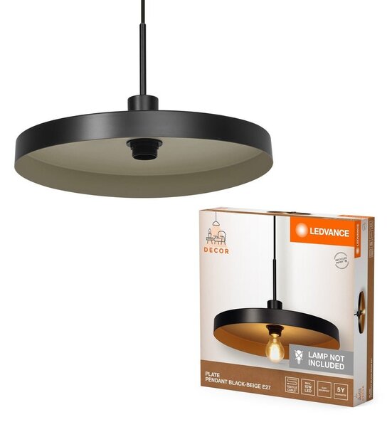 Talířový LED lustr dekorativní E27 PLATE PENDANT