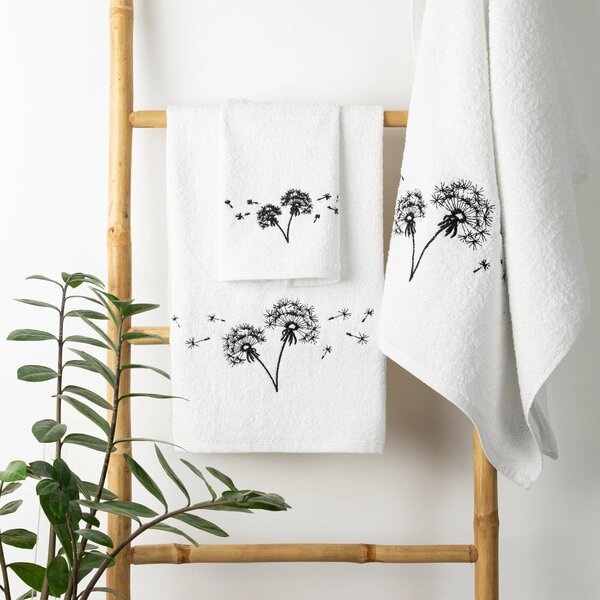 FROTÉ RUČNÍK MOLI3 SADA 1KS 30X50 CM, 1KS 50X90 CM, 1KS 70X140 CM BÍLÁ