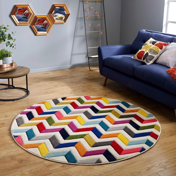 KOBEREC, 160 cm vícebarevná Flair Rugs - Online Only koberce & rohožky, Online Only