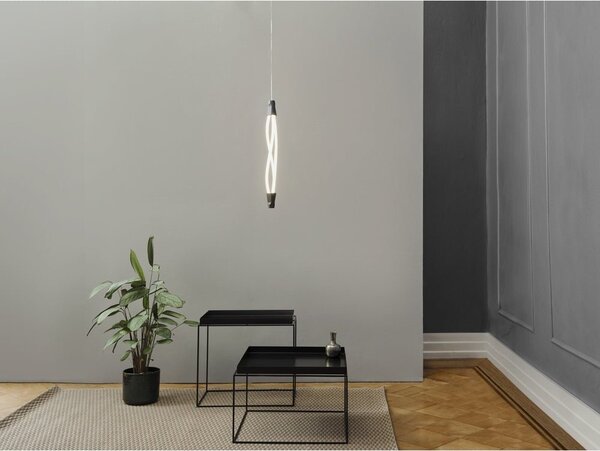 Designový lustr 18W SWIRL PENDANT VERTICAL, teplá bílá