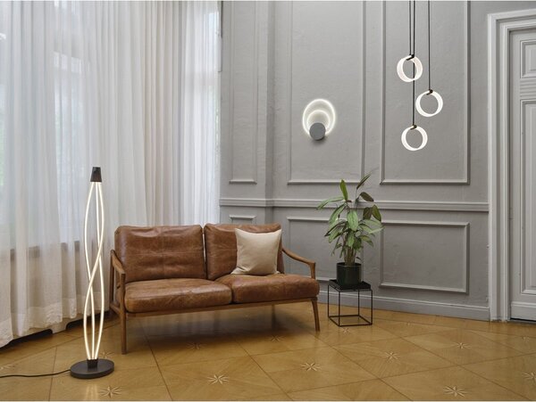 Designová stojací lampa 22W 3390lm SWIRL, teplá bílá