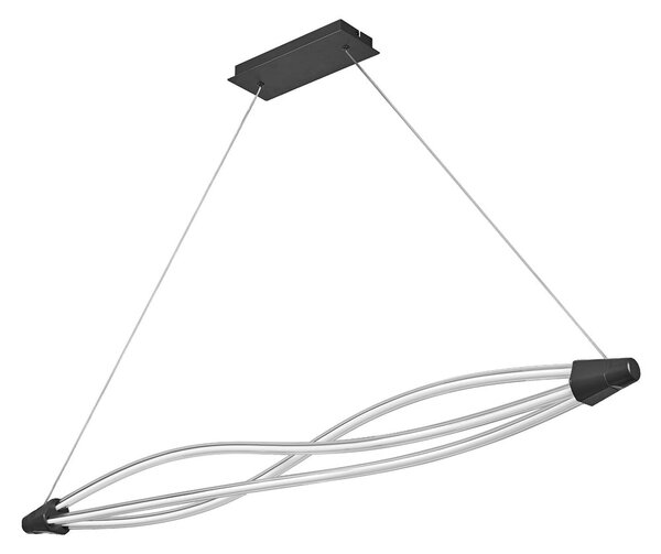 Designový lustr 22W 3390lm SWIRL PENDANT, teplá bílá
