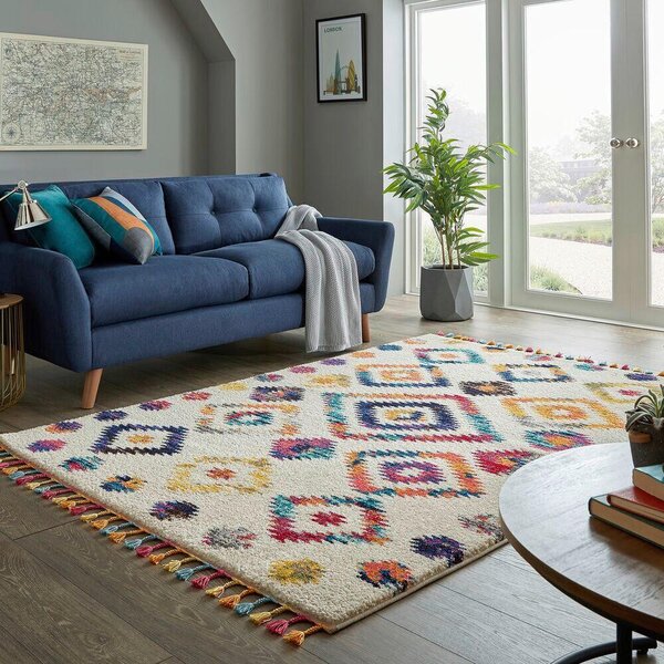 BERBERSKÝ KOBEREC, 80/150 cm krémová Flair Rugs - Online Only koberce & rohožky, Online Only