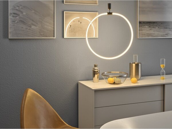 Kruhový lustr 18W AURA PENDANT VERTICAL, teplá bílá