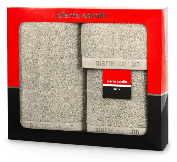 FROTÉ RUČNÍK PIERRE CARDIN EVI SADA 30X50 CM, 50X90 CM, 70X140 CM SVĚTLEBÉŽOVÁ