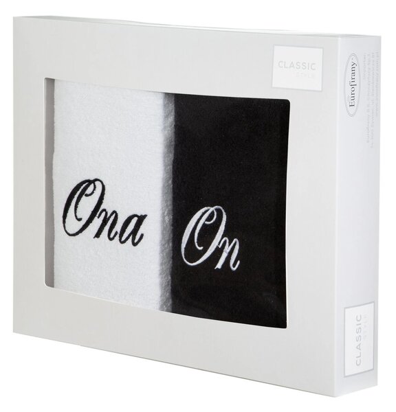 FROTÉ RUČNÍK ONA ON SADA 2 KS 50X90 CM VÍCEBAREVNÁ