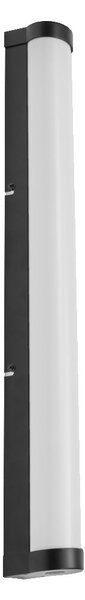 Koupelnové černé nástěnné světlo 600 mm TUBE, laditelná bílá